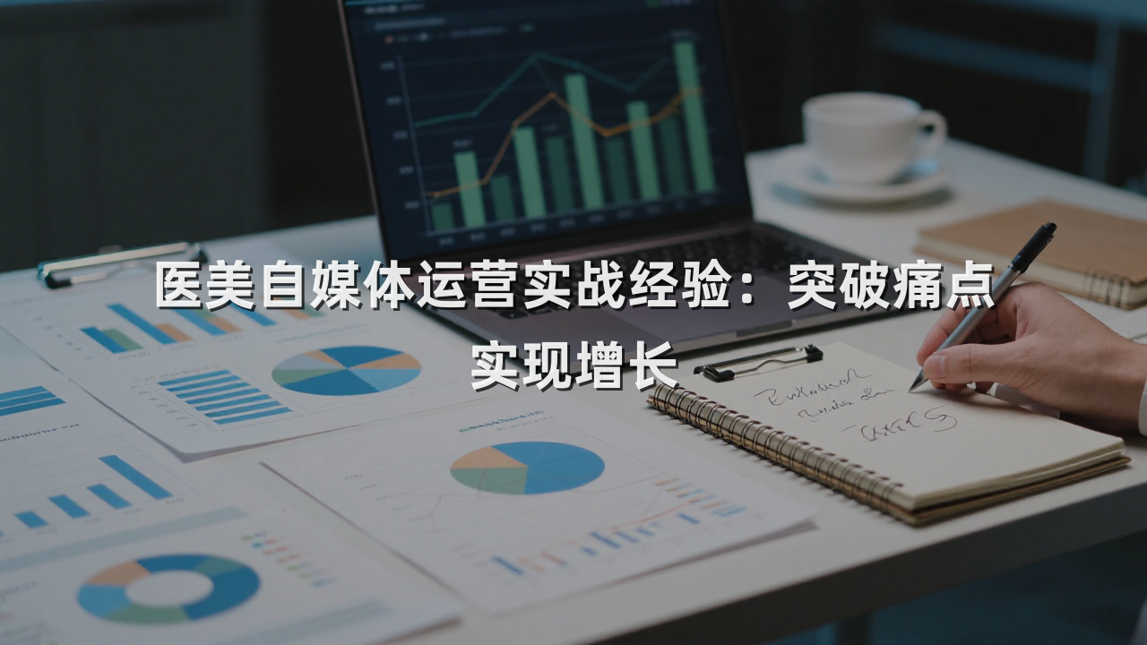 医美自媒体运营实战经验：突破痛点，实现增长