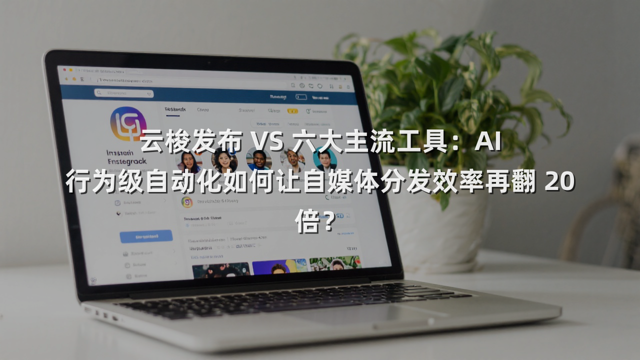 云梭发布 VS 六大主流工具：AI 行为级自动化如何让自媒体分发效率再翻 20 倍？