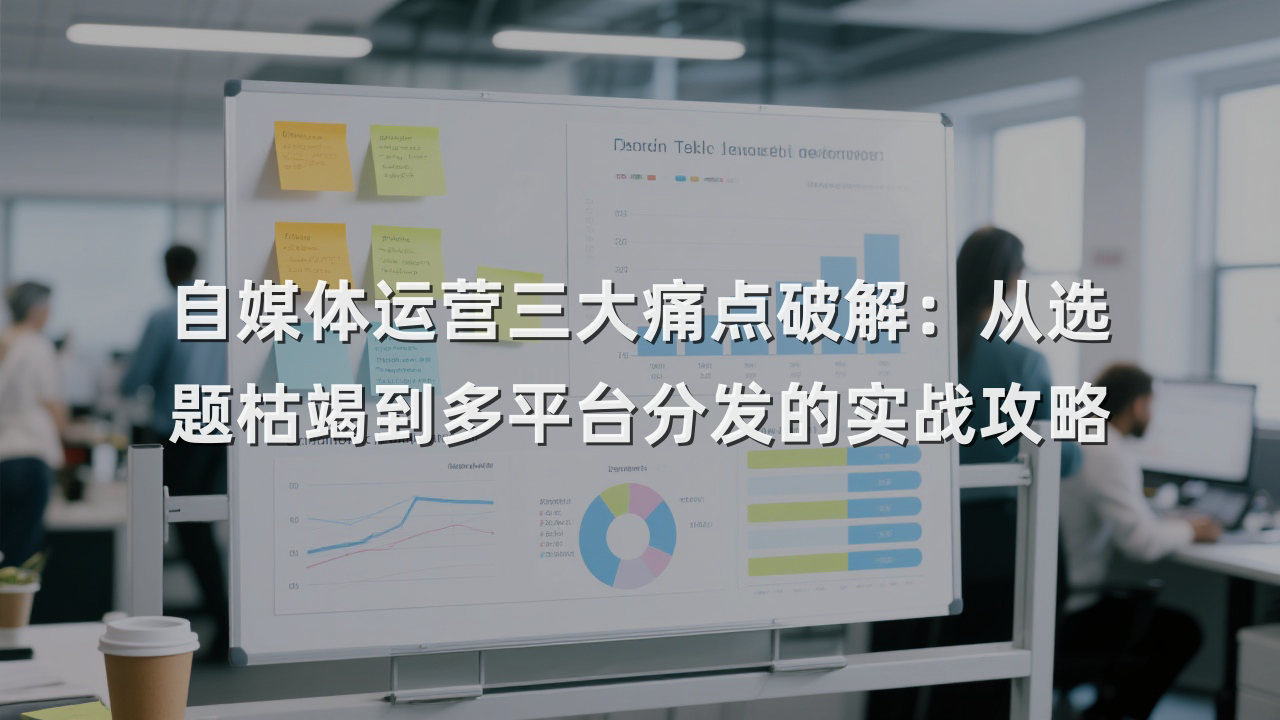自媒体运营三大痛点破解：从选题枯竭到多平台分发的实战攻略