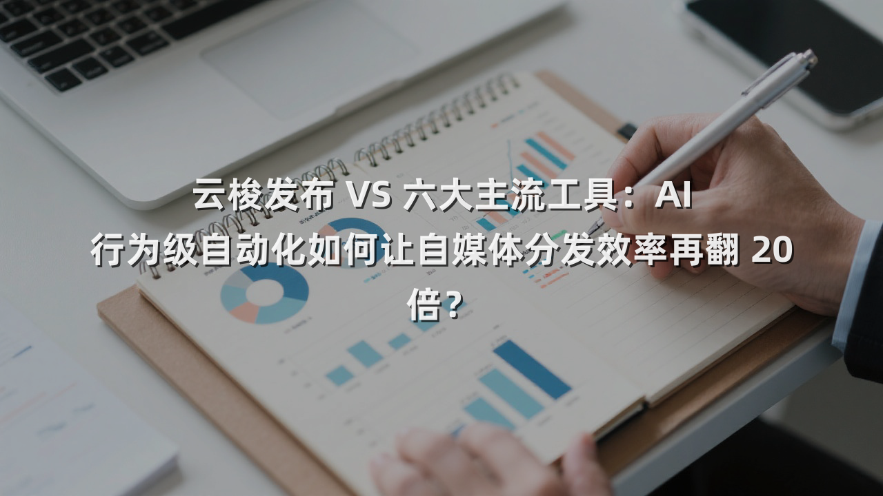 云梭发布 VS 六大主流工具：AI 行为级自动化如何让自媒体分发效率再翻 20 倍？