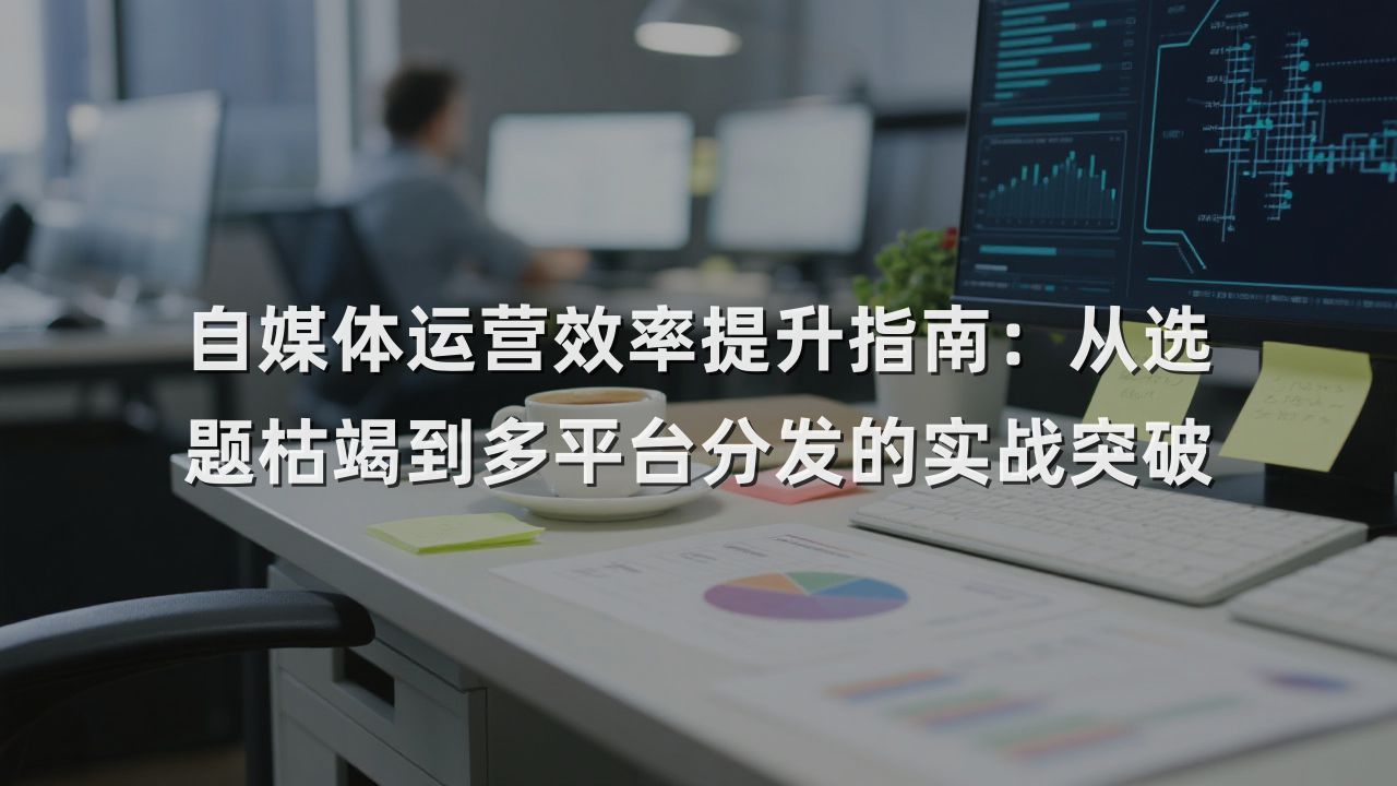 自媒体运营效率提升指南：从选题枯竭到多平台分发的实战突破