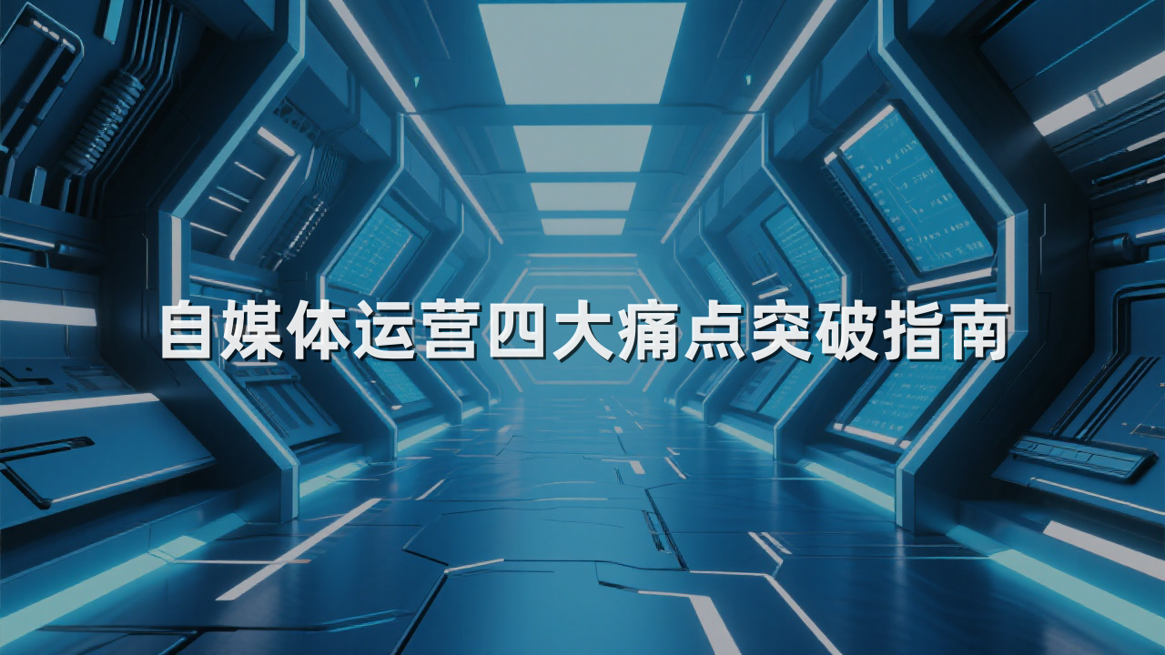 自媒体运营四大痛点突破指南