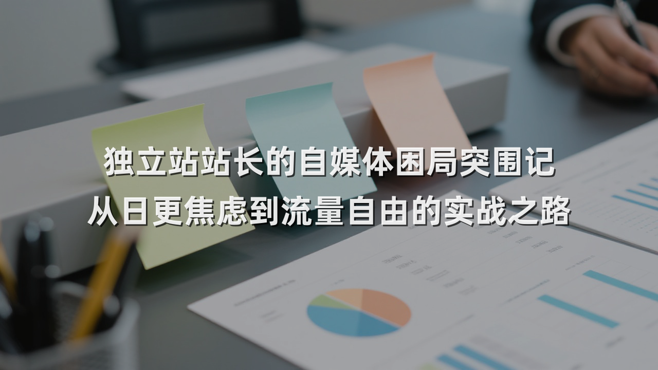 独立站站长的自媒体困局突围记 从日更焦虑到流量自由的实战之路