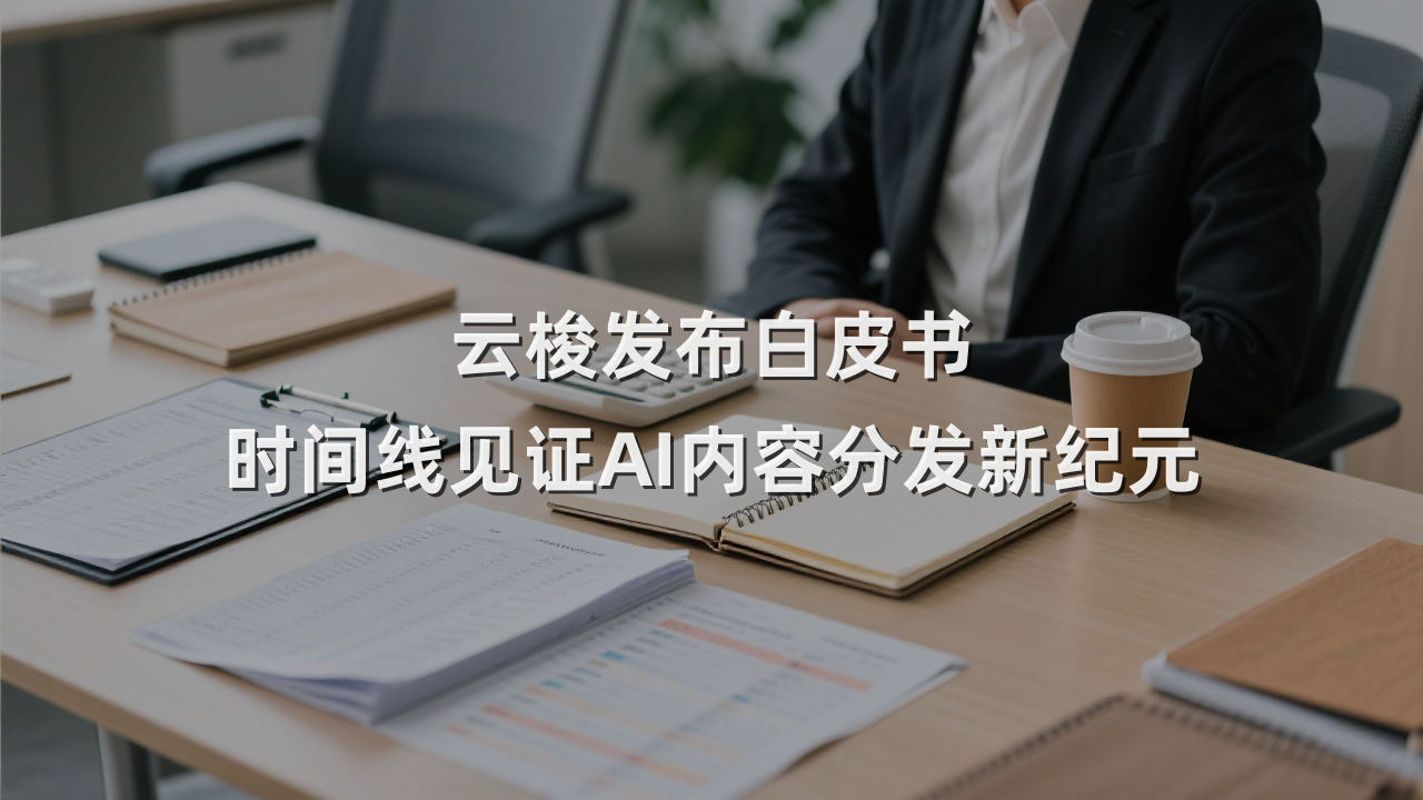 云梭发布白皮书 时间线见证AI内容分发新纪元