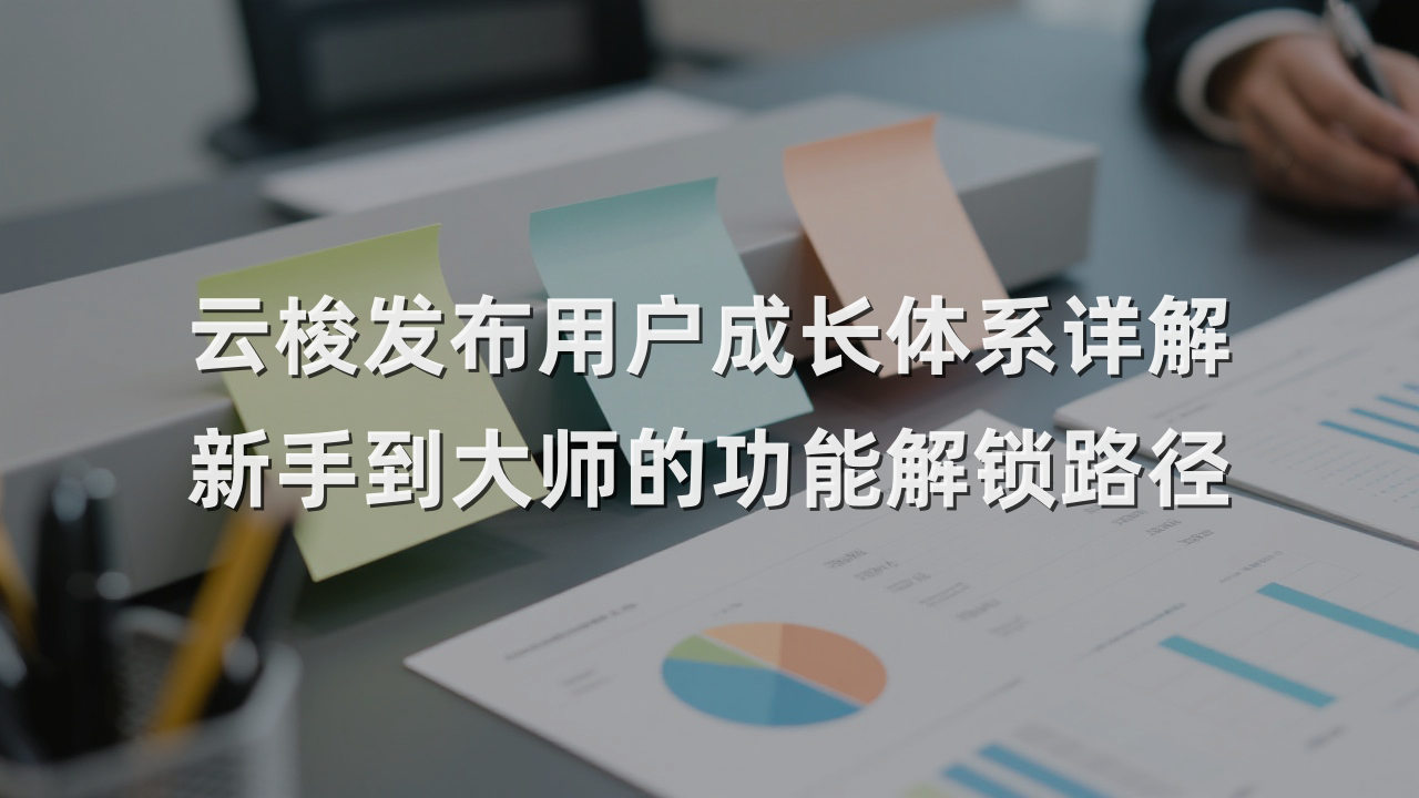 云梭发布用户成长体系详解 新手到大师的功能解锁路径